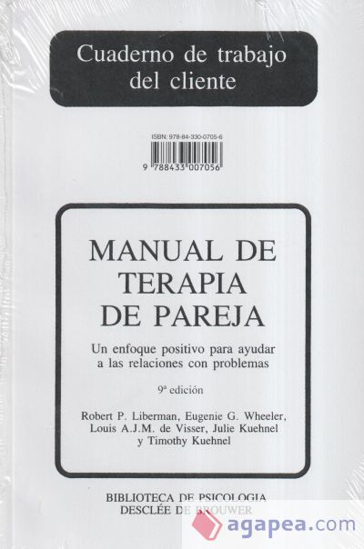 Manual de terapia de pareja. Libro y cuadernillo