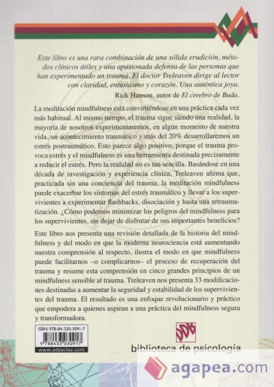 Mindfulness sensible al trauma. Prácticas para una curación segura y transformadora