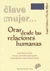 Portada de Orar desde las relaciones humanas