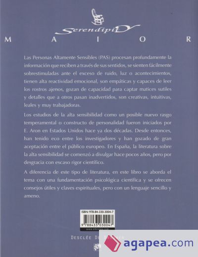 Personas altamente sensibles. Claves psicológicas y espirituales