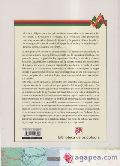 Psicoterapia Sensoriomotriz. Intervenciones para el trauma y el apego