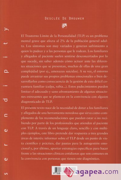 Vivir con una persona con Trastorno Límite de la personalidad. Una guía clínica para familiares y allegados