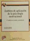 Portada de &Aacute;mbitos de aplicaci&oacute;n de la psicolog&iacute;a motivacional