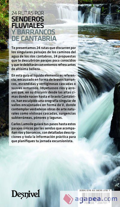 24 rutas por senderos fluviales y barrancos de Cantabria