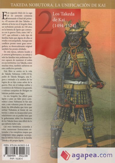 Takeda Nobutora. La unificación de Kai: Los Takeda de Kai 2 (1494-1574)
