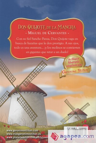 DON QUIJOTE DE LA MANCHA GERONIMO STILTON MIGUEL GARCIA 9788408250975 DON QUIJOTE DE LA MANCHA GERONIMO STILTON MIGUEL GARCIA 9788408250975