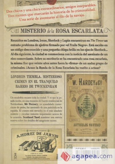 El misterio de la Rosa Escarlata. Nueva presentación