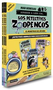 Portada de Pack Aprende a leer con...Los Detectives Zoopencos 1-3. Elige tu historia