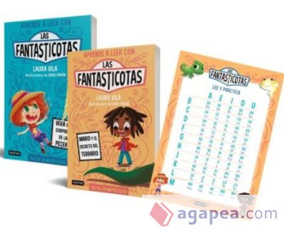 Pack Las Fantasticotas 1 y 2. Libros + Silabario