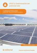 Portada de Determinación del potencial solar. ENAC0108 (Ebook)