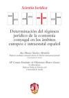 Determinación del régimen jurídico de la economía conyugal en los ámbitos europeo e intraestatal español