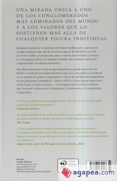 Berkshire m&aacute;s all&aacute; de Warren Buffett