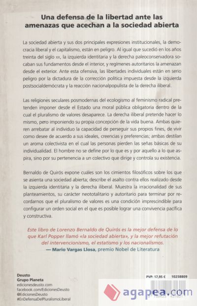 En defensa del pluralismo liberal