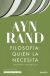 Portada de Filosofía: quién la necesita, de Ann Rand