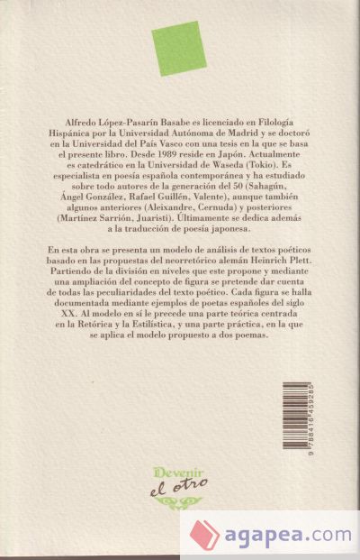 TEORÍA Y PRÁCTICA DEL ANÁLISIS DE TEXTOS POÉTICOS