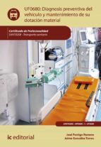 Portada de Diagnosis preventiva del vehículo y mantenimiento de su dotación material. SANT0208 (Ebook)