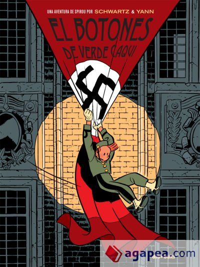 El botones de verde caqui