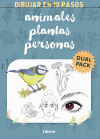Dibujar en 10 pasos animales plantas personas (Dual Pack)