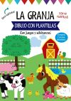 Dibujo con plantillas. La granja