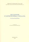 Diccionari d'antroponímia catalana. Volum de mostra