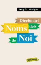 Portada de Diccionari dels noms de noi (Ebook)