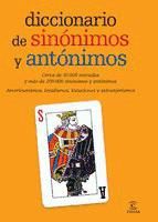 Portada de Diccionario de sinónimos y antónimos (Ebook)