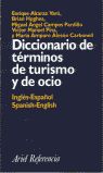 Diccionario de términos de turismo y ocio