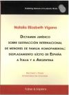 Dictamen jurídico sobre sustracción internacional de menores de familia homoparental: desplazamiento ilícito de España a Italia y a Argentina