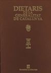 Dietaris de la Generalitat de Catalunya. Anys 1674 a 1689. Vol. VIII (edició en pell i numerada)