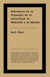 Diferencia entre la filosof&iacute;a de la naturaleza en Dem&oacute;crito y en Epicuro