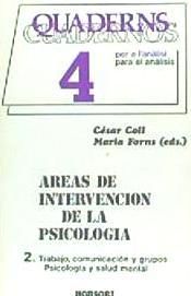 Portada de AREAS INTERVENCION PSICOLOGIA II
