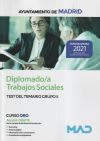 Diplomado/a Trabajos Sociales. Test del Temario Grupo II. Ayuntamiento de Madrid