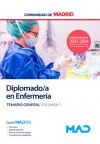 Diplomado En Enfermería. Temario General Volumen 1. Comunidad Autónoma De Madrid