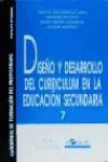 Diseño y desarrollo del curriculum en la educación secundaria