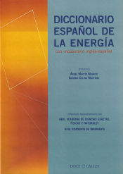 Portada de Diccionario español de la energia