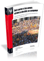 Portada de Del carrer a les urnes. El dret a decidir, en campanya