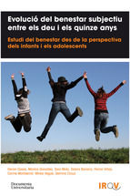 Portada de Evolució del benestar subjectiu entre els deu i els quinze anys (Ebook)