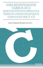 Portada de Guía Investigación Clínica 2013 (Ebook)