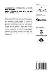 Portada de La jurisdicció a Sabadell a la baixa edat mitjana: Edició i estudi d?un llibre de la cort del batlle (1401-1404)