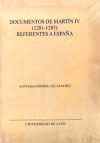 Documentos de Martín IV (1281-1285) referentes a España