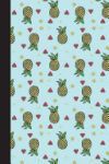 Dot Grid Journal: Pineapple, Lemon, Watermelon Themed, Blank Notebook for Habit Tracker, Daily Logs, Food Diary or Doodling