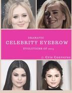 Portada de Dramatic Celebrity Eyebrow Evolutions Of 2015 (Ebook)