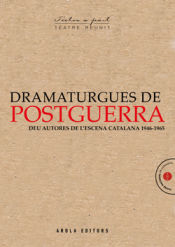 Portada de Dramaturgues de postguerra. Deu autores de l'escena