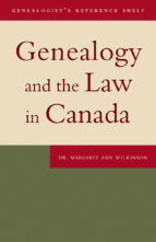 Portada de Genealogy and the Law in Canada (Ebook)