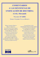 Portada de Comentarios a las Sentencias de Unificación de Doctrina (Civil y Mercantil) Volumen 12. (2020). (Ebook)