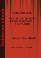 Portada de Derecho Civil. Manual de Derecho de Obligaciones y Contratos. (Ebook)