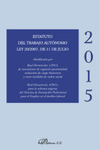 Portada de Estatuto del trabajo autónomo. Ley 20/2007, de 11 de julio (Ebook)