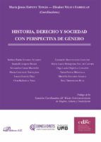 Portada de Historia, derecho y sociedad con perspectiva de género. (Ebook)