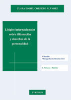 Portada de Litigios internacionales sobre difamación y derecho de la personalidad. Adaptado a la LO 7/2015 (Ebook)