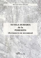Portada de Tutela sumaria de la posesión (Ebook)